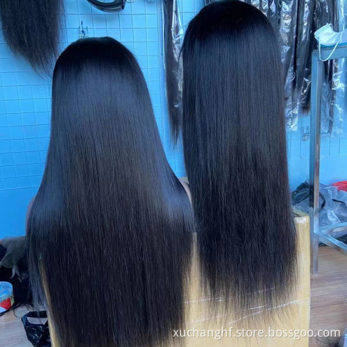 Raw European Natural 613 Blonde cuticle aligned Human Hair frontal HD Full Lace Wig,brazilian thin swiss Hd lace wig virgin hair